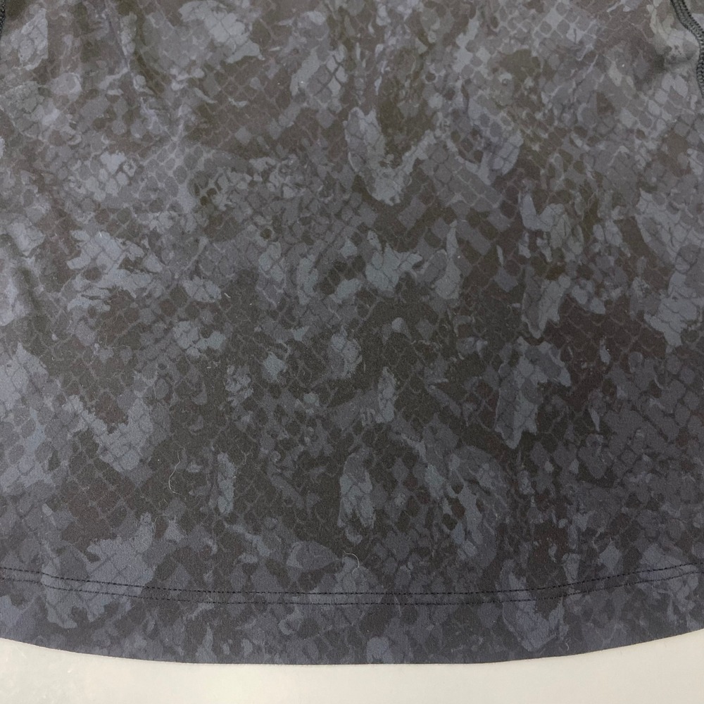 LULULEMON Align Tee Crop Hideaway snakeskin Camo Deep Coal Multi Size 4 - Picture 4 of 8